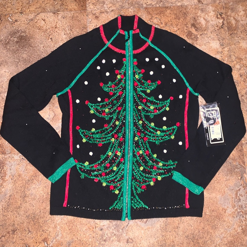 New Gorgeous Berek Christmas Sweater size medium